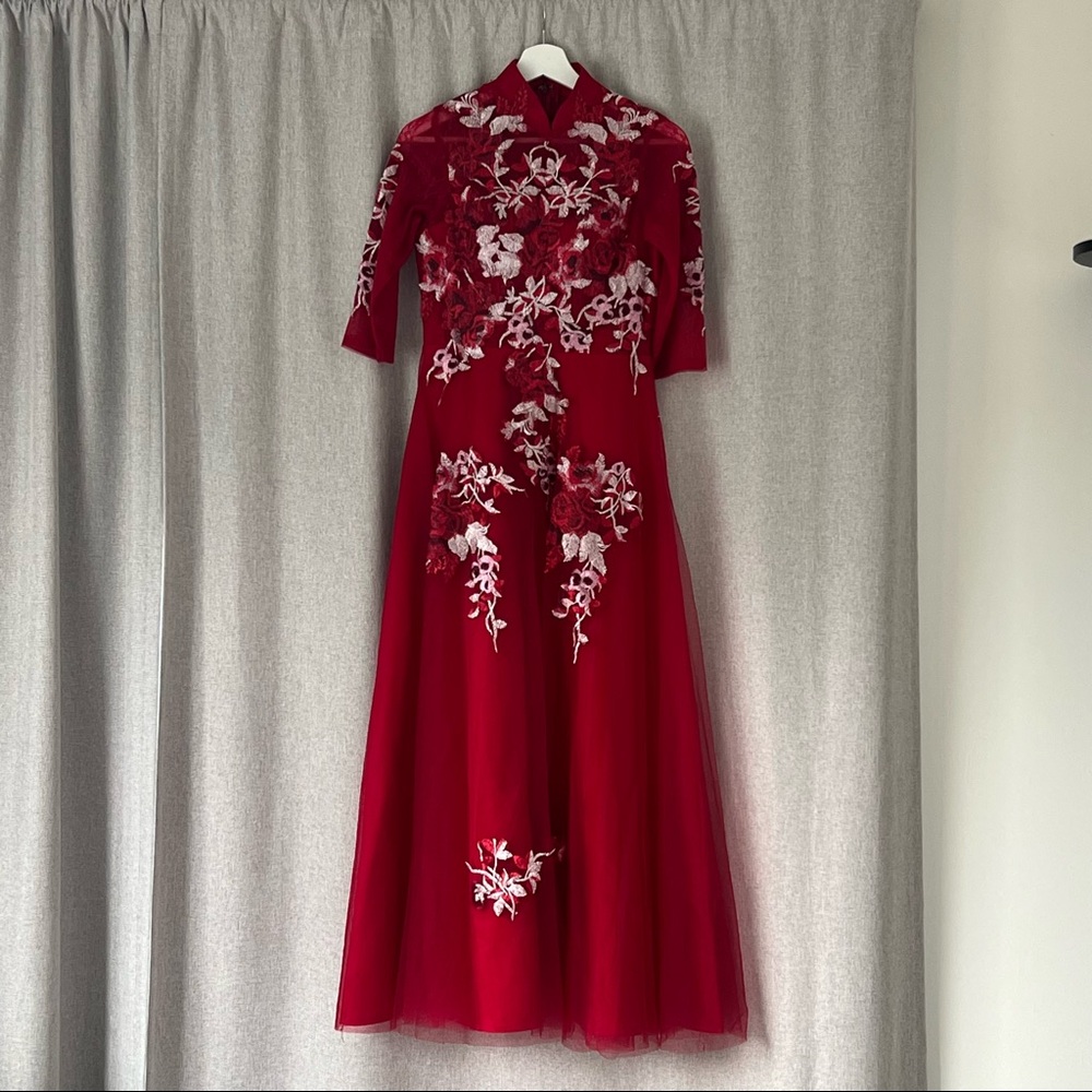 Elegant A-Line Tea ceremony dress